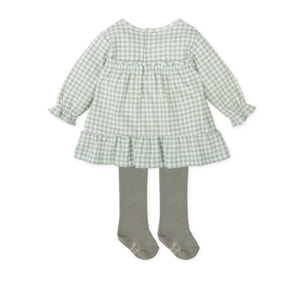 VESTIDO CON LEOTARDOS AGUAMARINA - Aguamarina