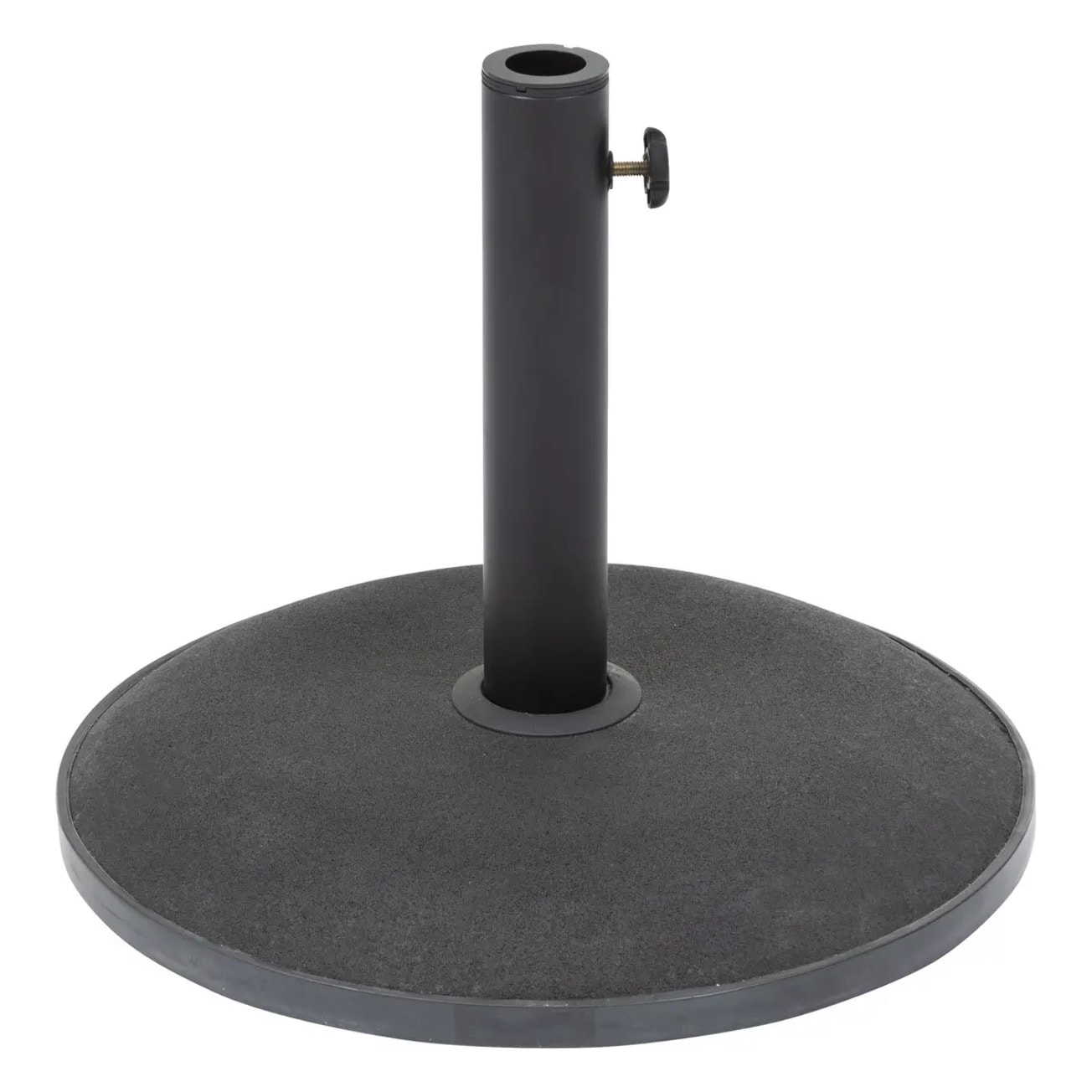 Pied de parasol rond Noir