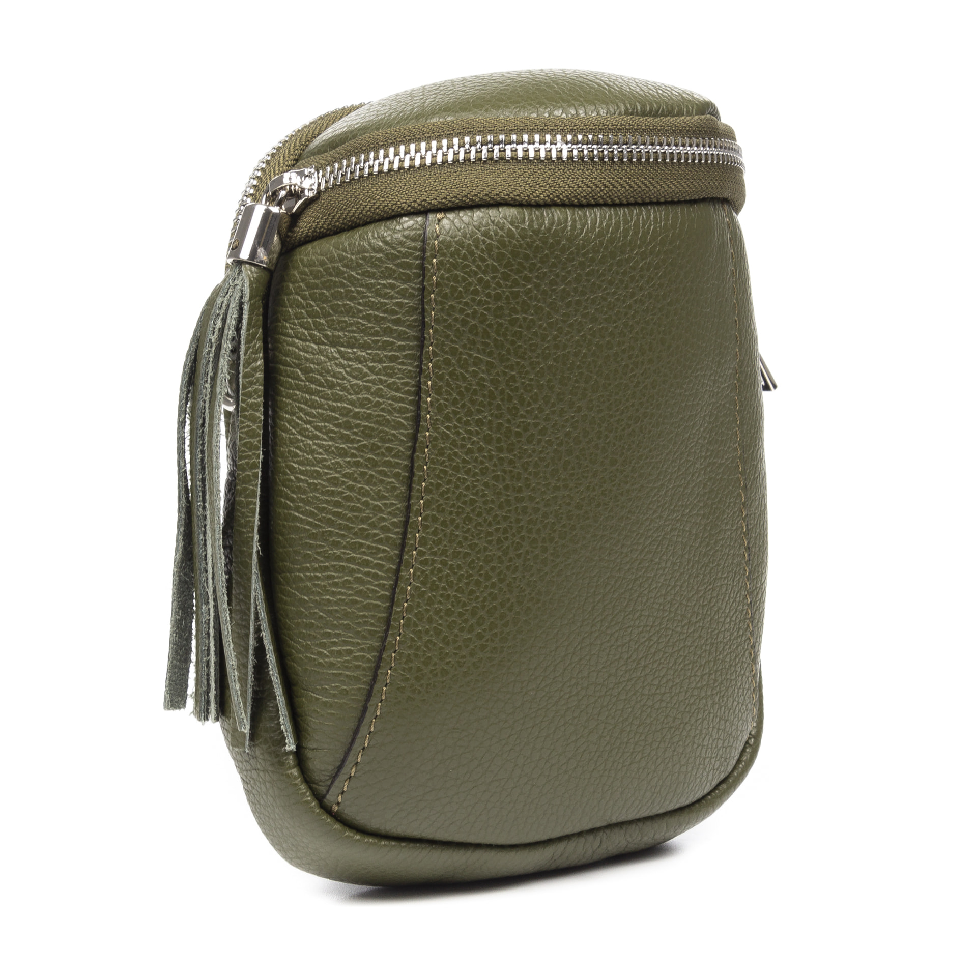 Agugliano borsa a tracolla donna. Pelle autentica Dollaro.