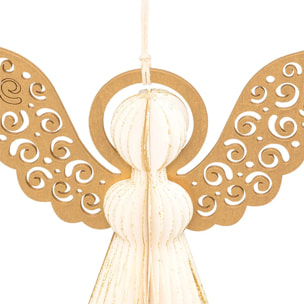 SDN PAPIER ANGE AILES OR 20CM