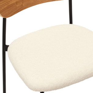 Chaise Bouclette Loki - Lot De 4