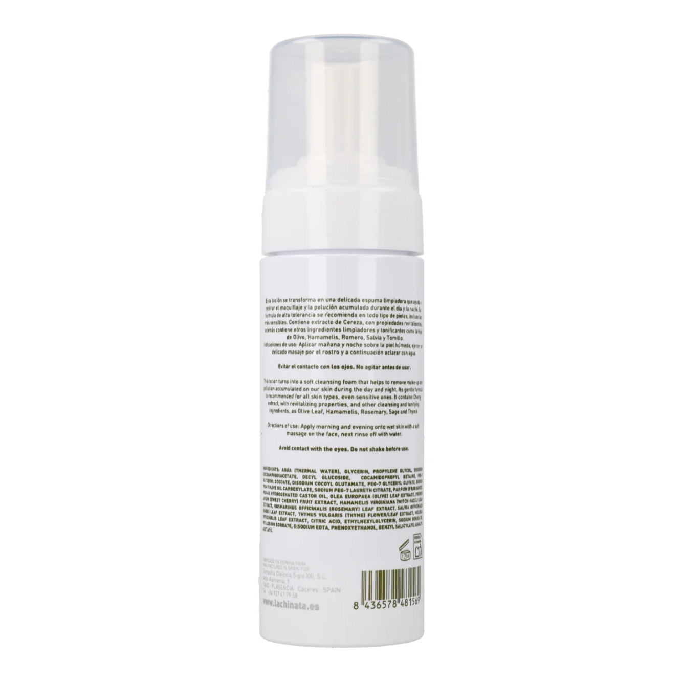 Mousse Limpiadora Cereza La Chinata 150 ml