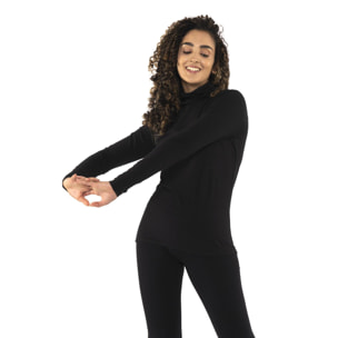 T-shirt a manica lunga dolcevita da donna 'Never Without'