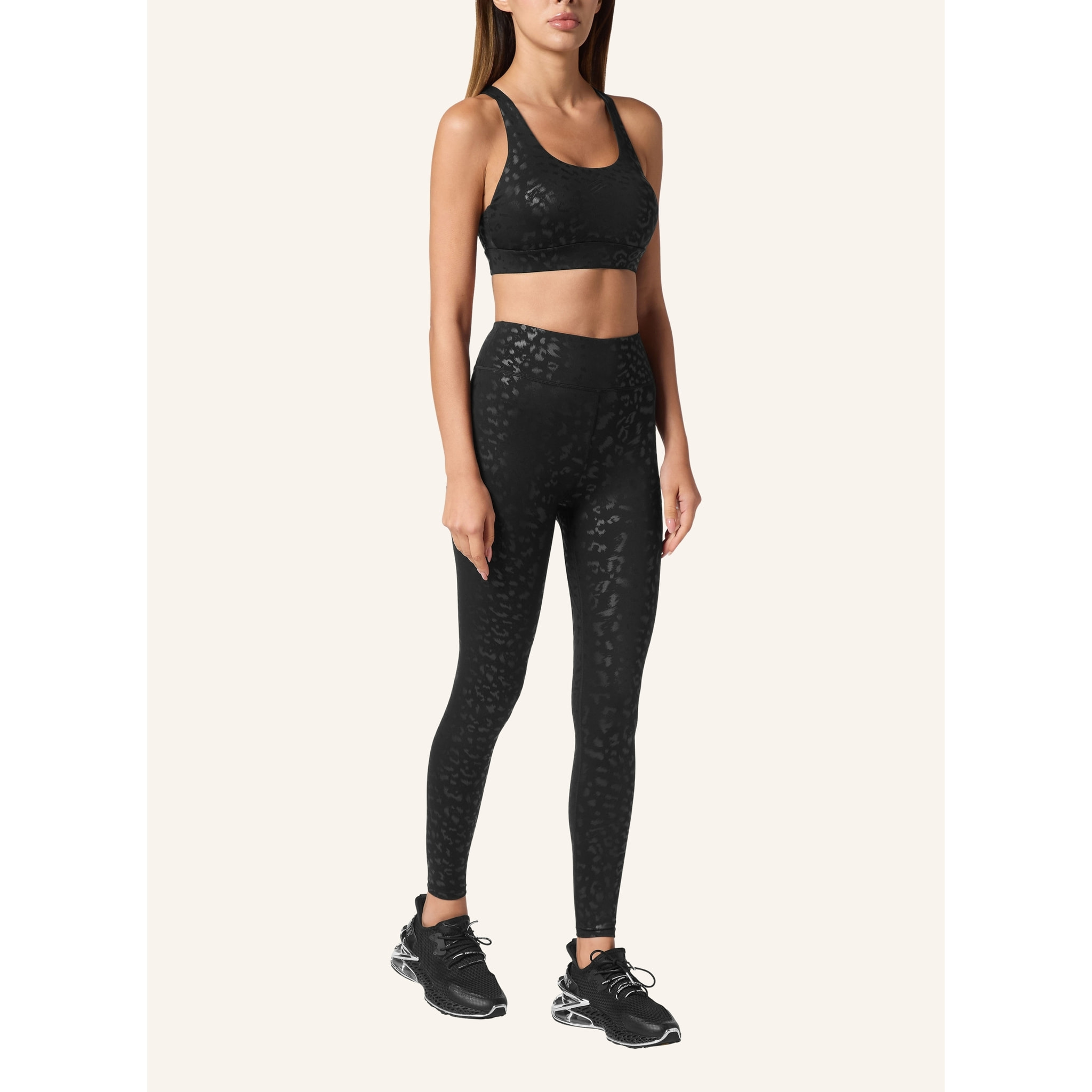 PLEIN SPORT Reggiseno sportivo LEOPARD