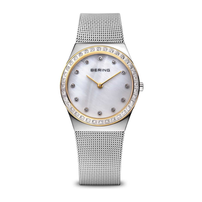 Reloj Bering 12430-010 Mujer Analogico Cuarzo con Correa de Acero inoxidable