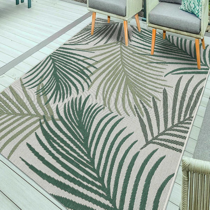 Tapis extérieur tissé kilim rectangle CEBI