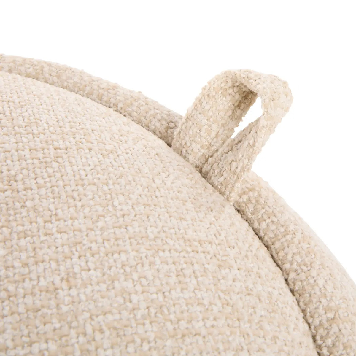 Pouf Coffre Elior 60x40cm Creme