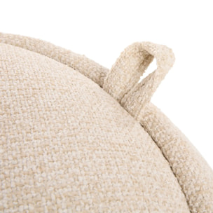 Pouf Coffre Elior 60x40cm Creme