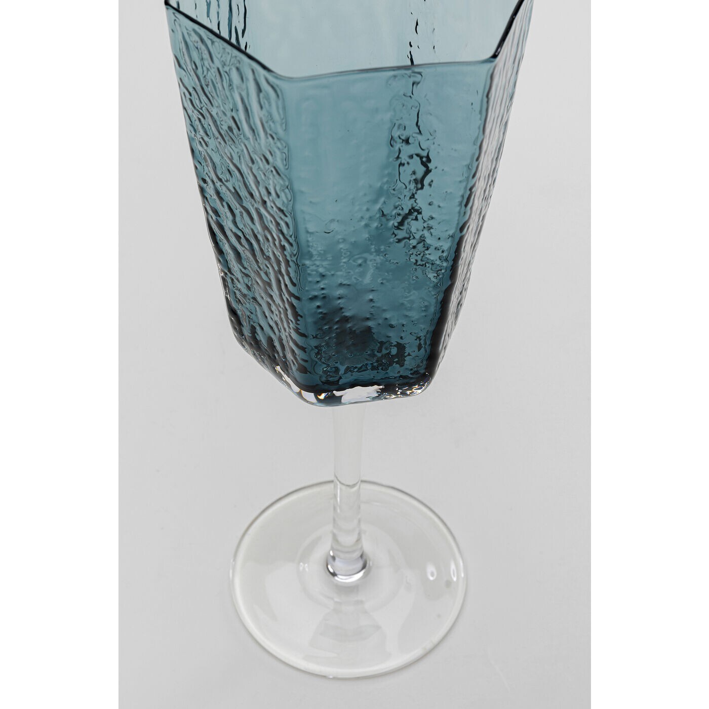 Verres à vin blanc Cascata bleus set de 6 Kare Design