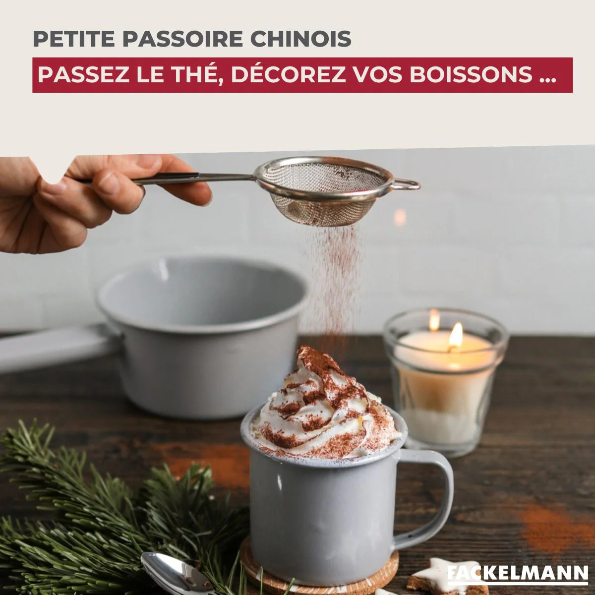 Petit chinois 7 cm de diamètre Fackelmann