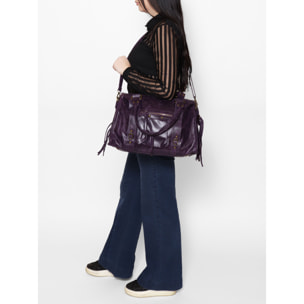 Borsa a spalla da donna - Modello Elara - Vera pelle - 41.0 x 28.0 x 13.0 cm