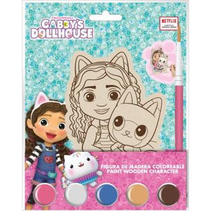 Figuras Coloreables Madera Gabby´S Dollhouse