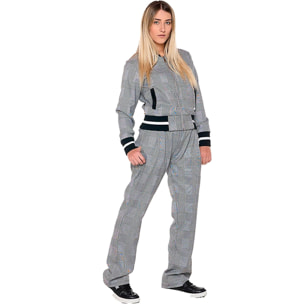 Felpe da donna in "Prince of Galles" con zip "Pearl"