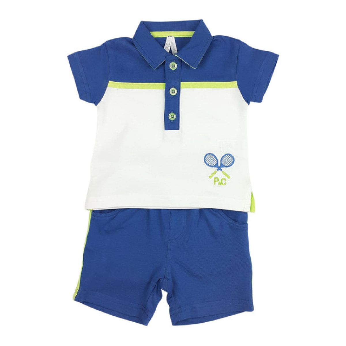 COMPLETO POLO E SHORT JERSEY TENNIS