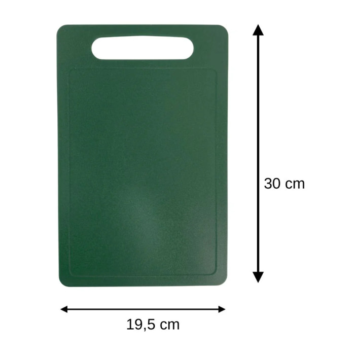 Petite planche à découper en plastique vert Fackelmann Ocean