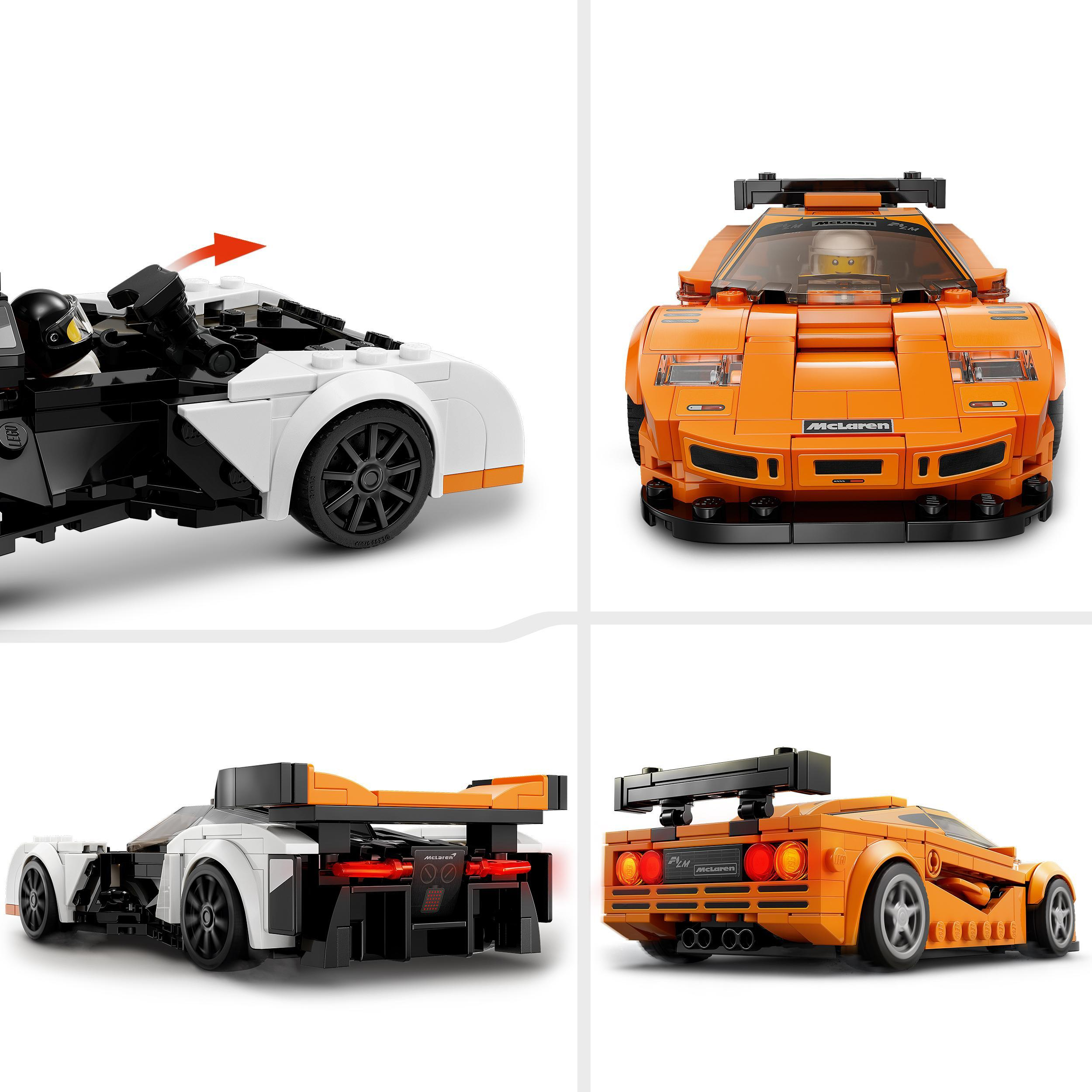 LEGO SPEED CHAMPIONS 76918 - MCLAREN SOLUS GT & MCLAREN F1 LM