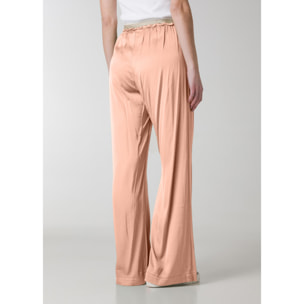 DEHA - Pantalone STRETCH SATIN WIDE LEG PANTS in Viscosa per donna