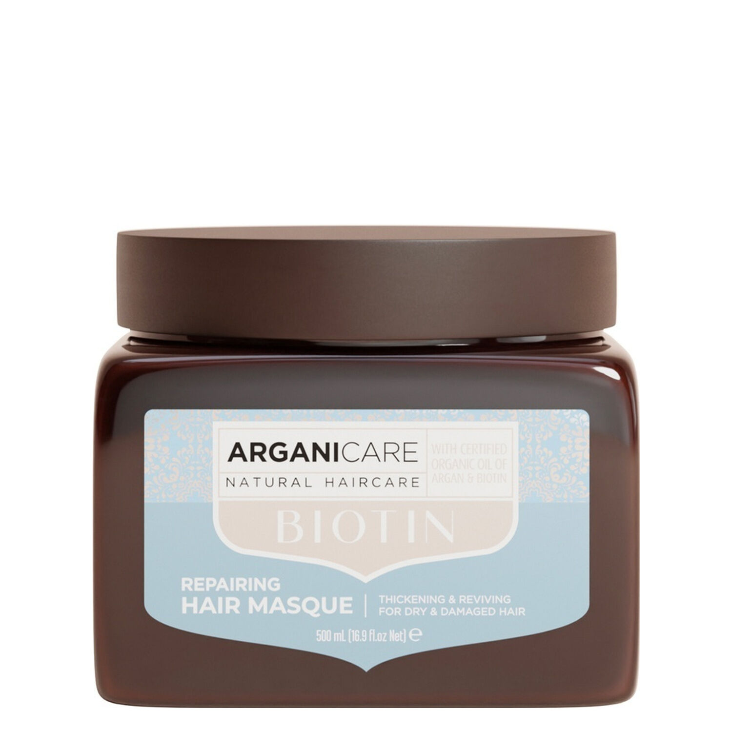 Biotine - Masque Hydratant et Réparateur - Cheveux Secs et Abîmés 500 ml