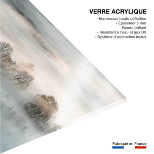 Tableau brouillard hivernal Tableau plexiglas