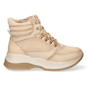 Zapatilla Abotinada y Acolchada con Cordones