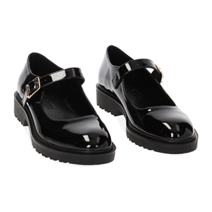 Ballerine nere in vernice