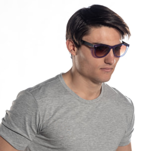Gafas de sol OCEAN FLORENCIA - Marrón degradado con montura azul y patillas negras