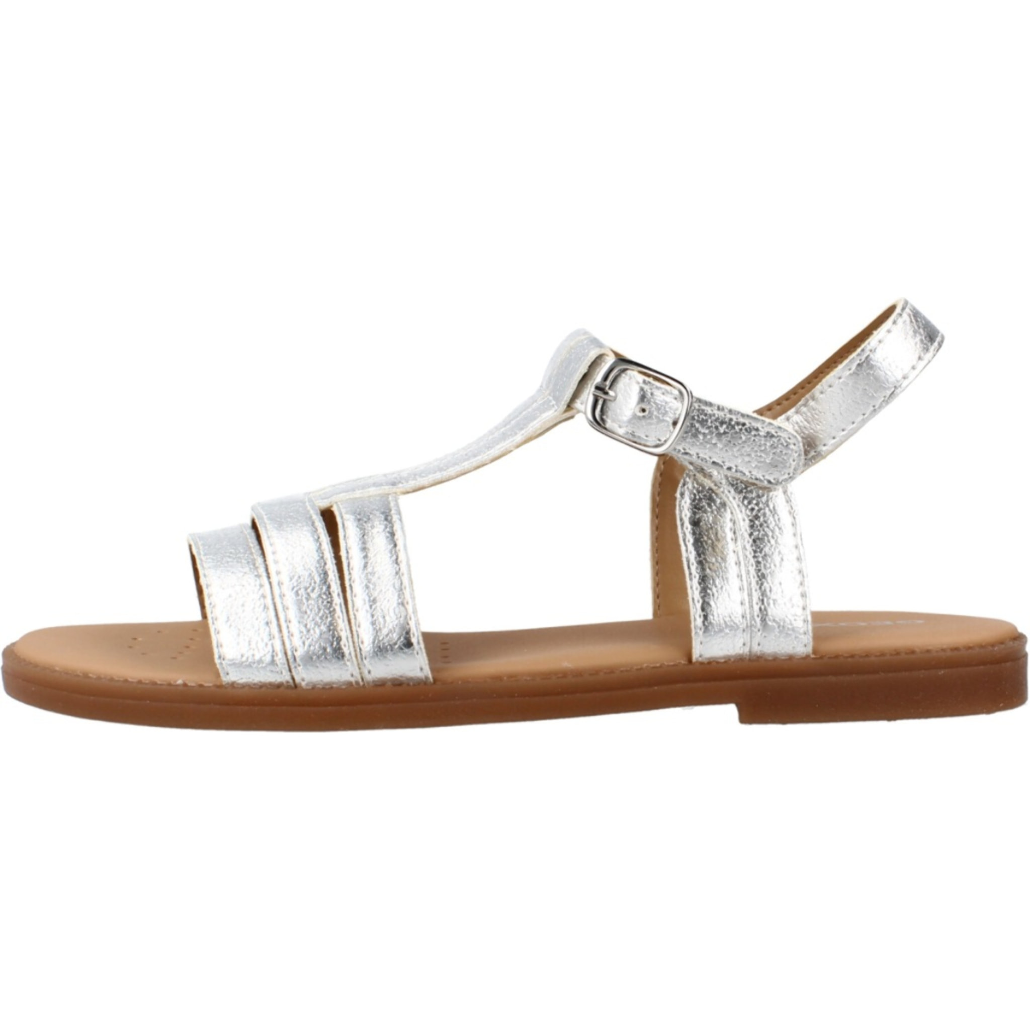 Sandalias Niña de la marca GEOX  modelo J SANDAL KARLY PLATA