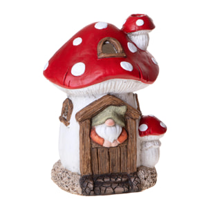 Casetta fungo con elfo p/candela - Pezzi 1 - ROSSO - Bianchi Dino SpA