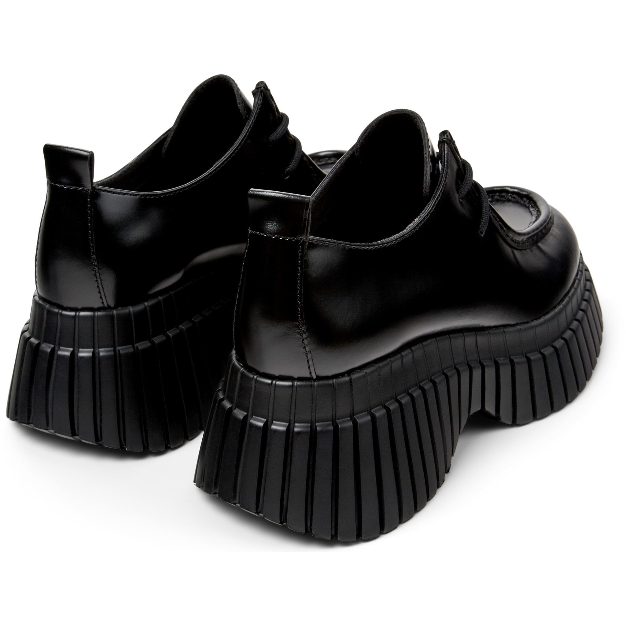 Scarpe stringate - CAMPER Pix BCN - Nero - Pelle liscia