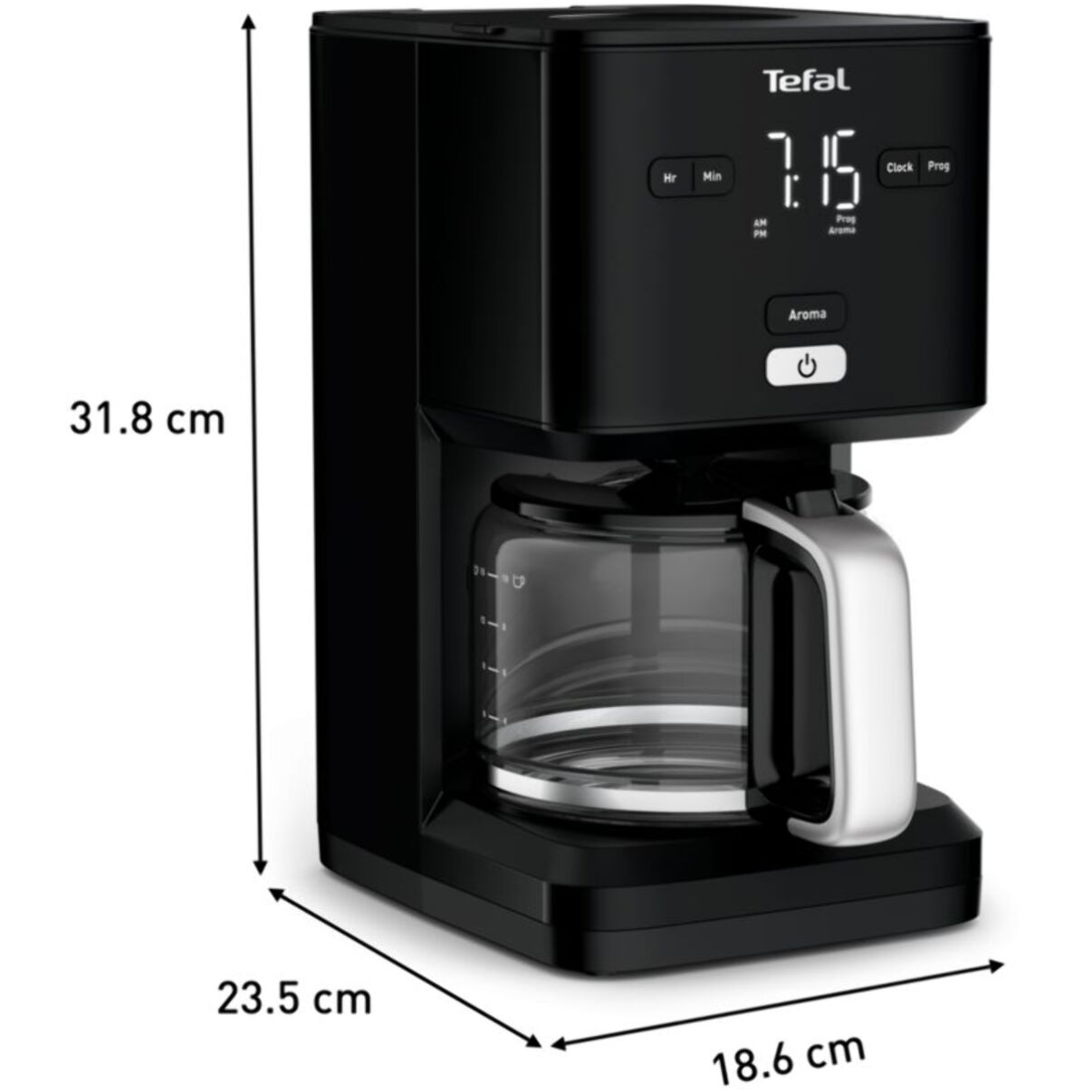 Cafetière filtre TEFAL CM600810 SMARTN LIGHT