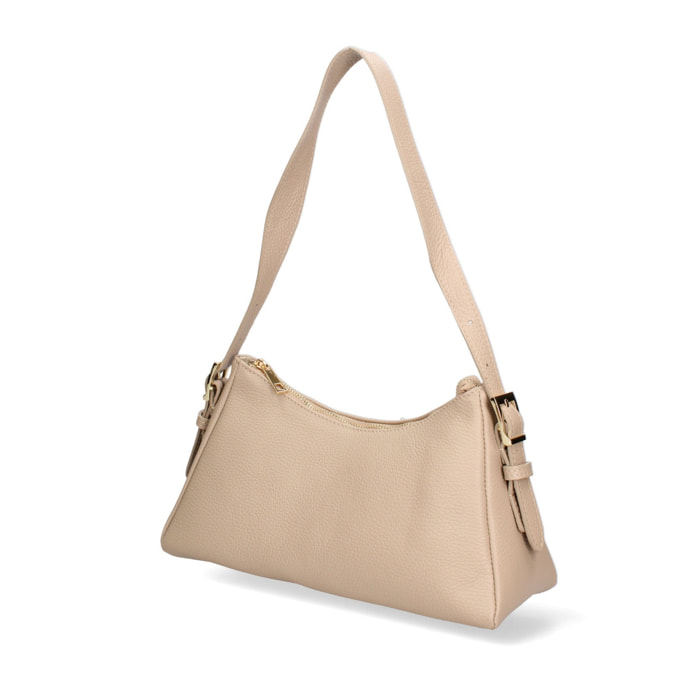 Borsa a mano da donna Made in Italy - Modello Calliope - 100% pelle - 31.0 x 17.0 x 10.0 cm