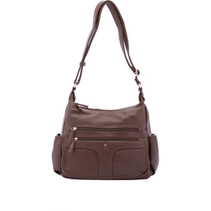 Borsa a spalla  da donna ecopelle Prodotto Vegano 33x25x14 cm