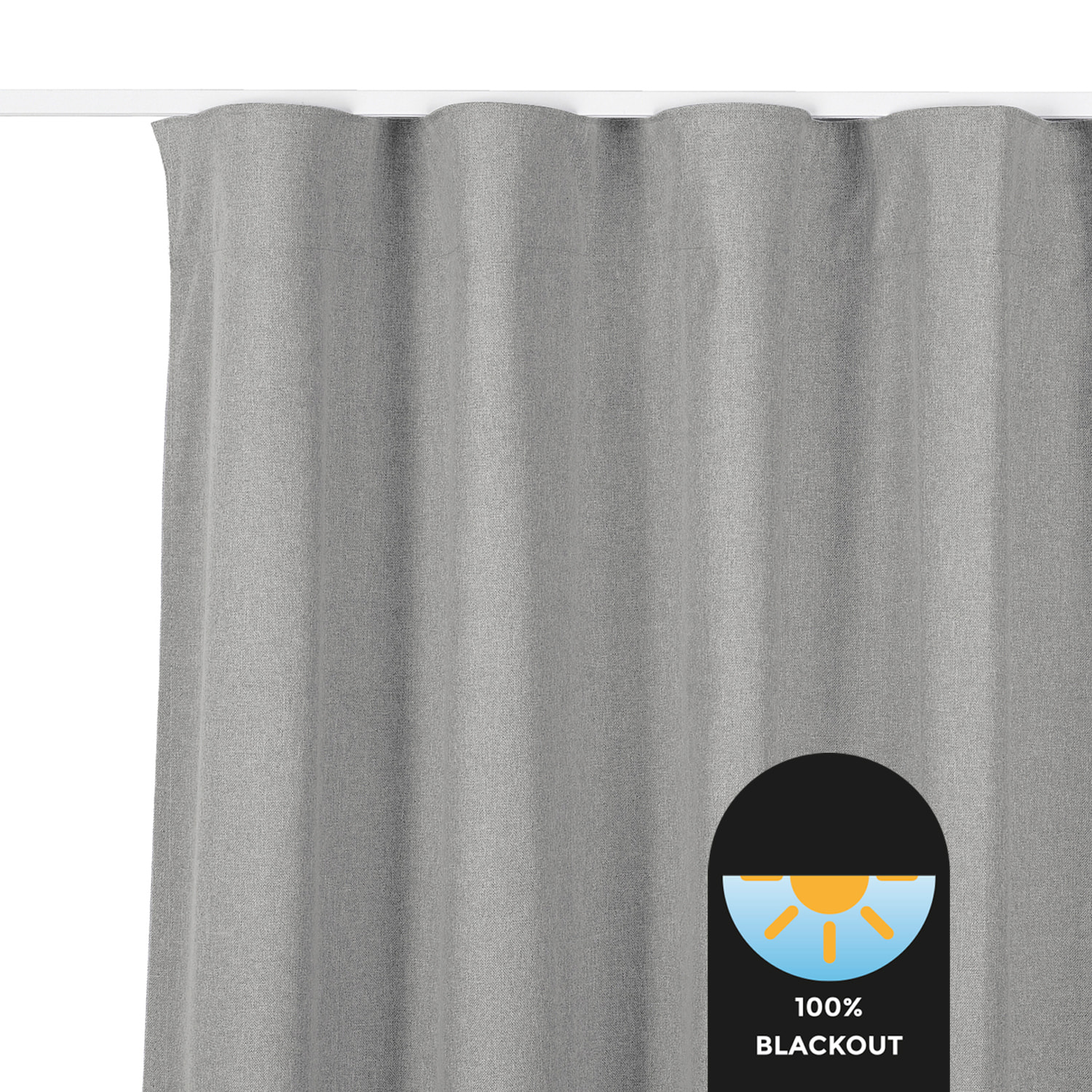 Cortina de cinta opaca STONE XXL Plata