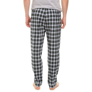Pantalone UOMO flanella invernale scozzese verde