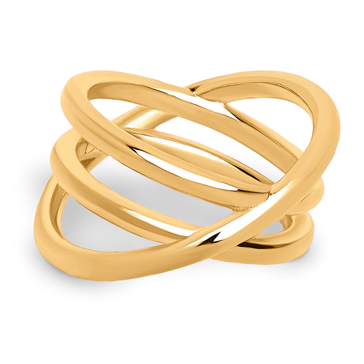 Anelli Trinity Placcato Oro