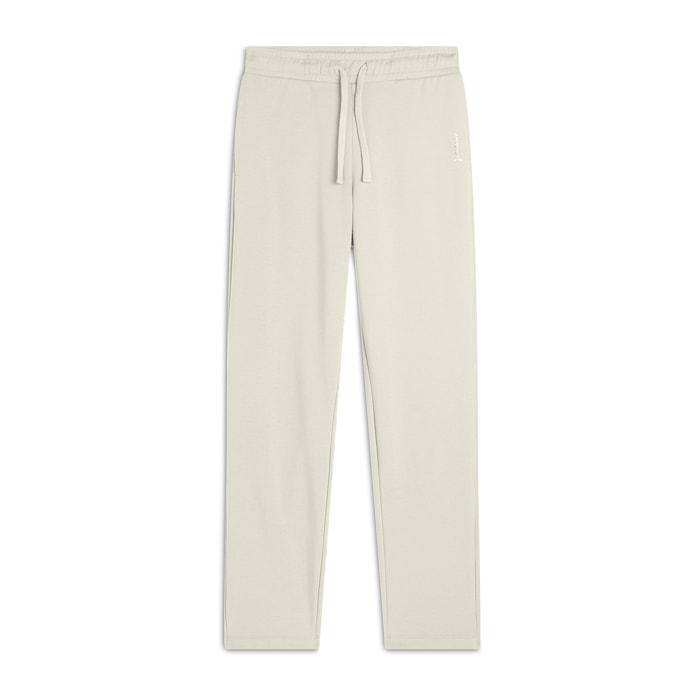Jogger regular fit in french terry con logo laterale