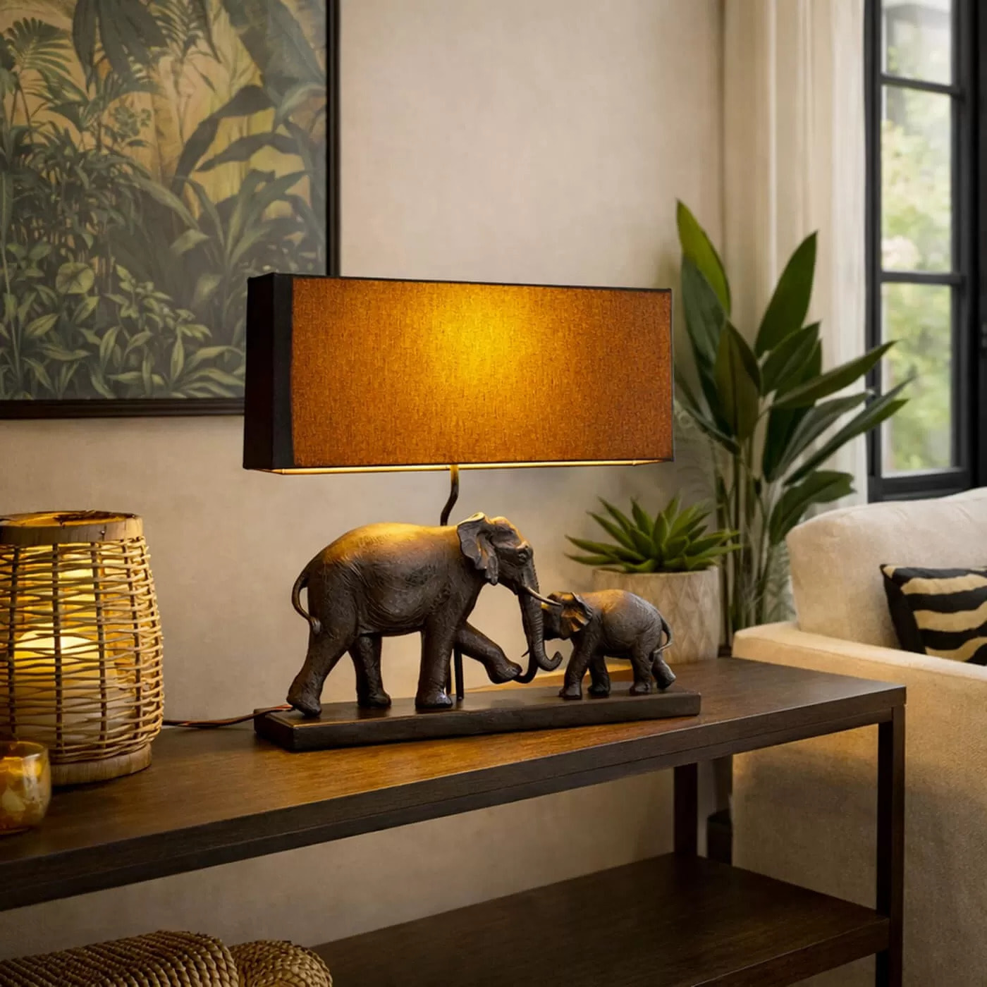 Lampe famille d'éléphants Kare Design