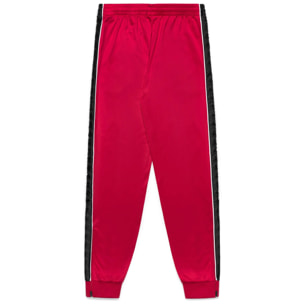 Kappa - Pantaloni Uomo Rosso - 222 Banda Rastoria Slim