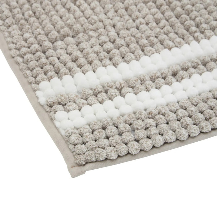 Tapis de bain 80x50cm marron