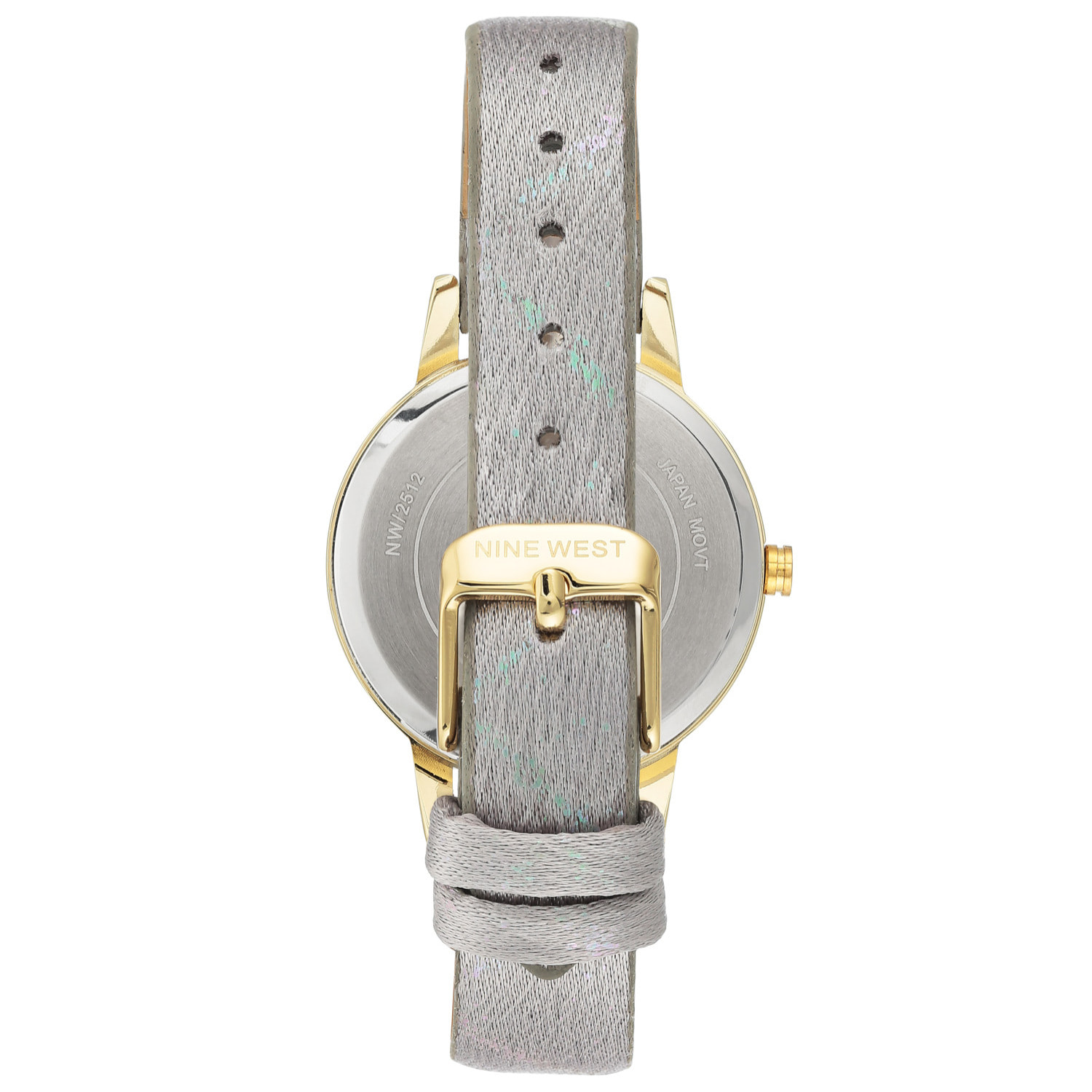 Reloj Nine West NW-2512GPGY Mujer Analogico Cuarzo con Correa de Cuero