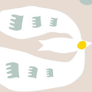 Tableau love birds Toile imprimée
