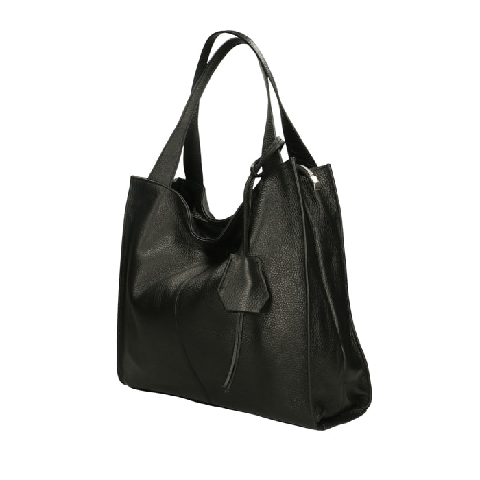 Borsa a spalla da donna - Modello Seraphina Ultra - Vera pelle - 34.0 x 32.0 x 11.0 cm
