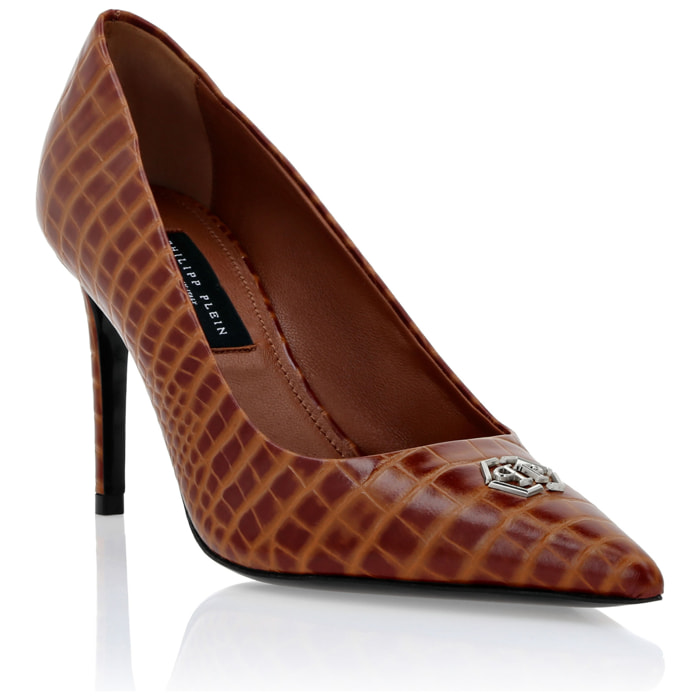 PHILIPP PLEIN Decollete Mid Heels HEXAGON