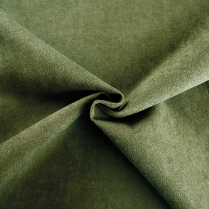 Rideau thermique accroche 3-en-1 occultant et réflecteur de chaleur - Vert Olive