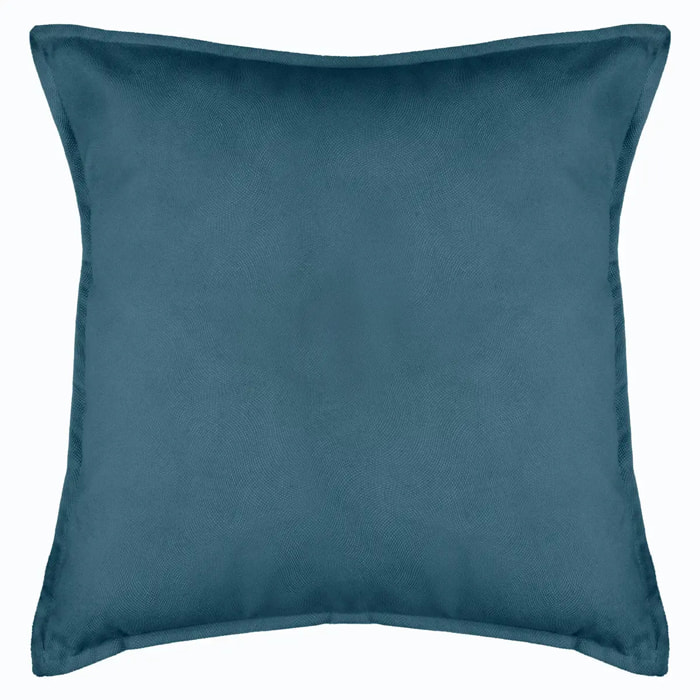 Coussin "LILOU" coton bleu 55x55cm