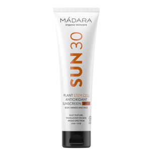 SUN30 Plant Stem Cell - Protection Solaire SPF30 Certifiée Naturelle 100 ml