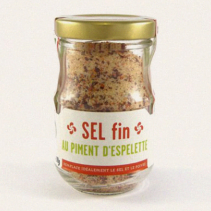 Sel fin au piment d'Espelette - 100g - L'atelier du Piment - France