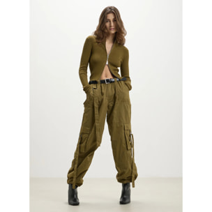 Pantalone cargo parachute