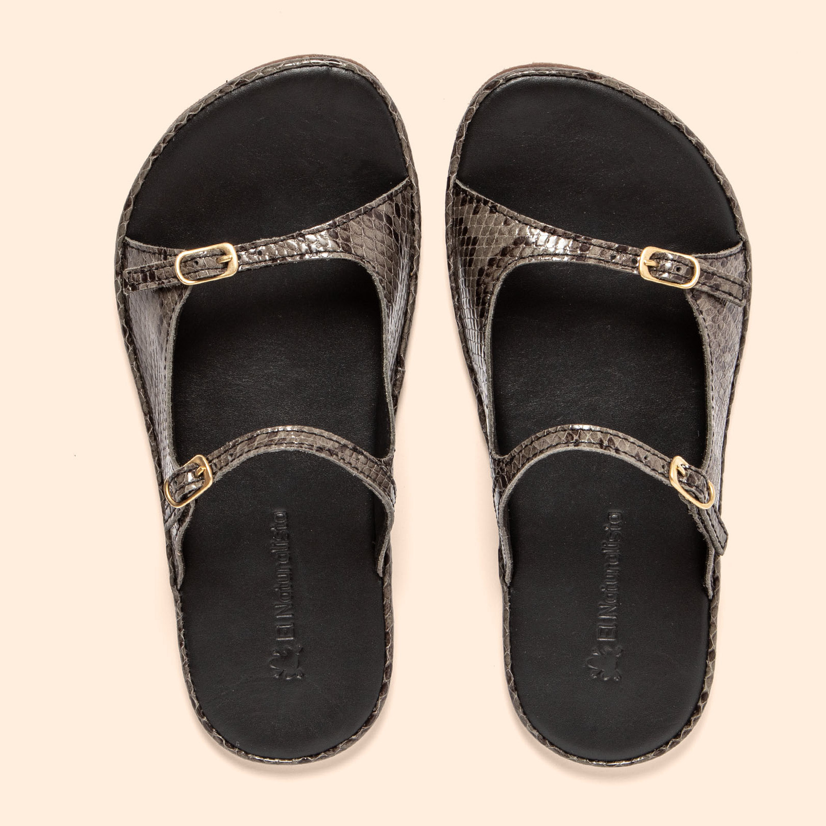 Sandalias N5684 SNAKE GREY/ BARE SANDALS color Grey