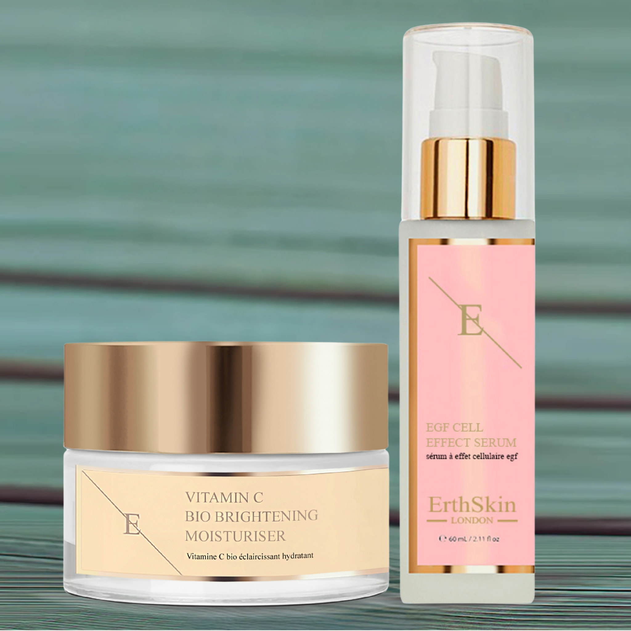 Set dúo iluminador y reafirmante